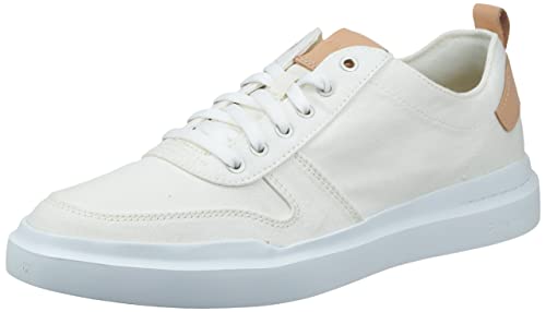 Cole Haan Men's Gp Rly Canvs Crt Snk:ivory/Ch Natural Sneaker, White, 11 UK von Cole Haan