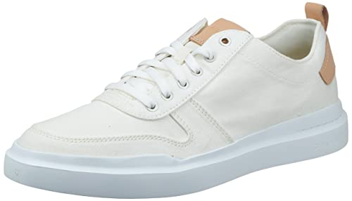Cole Haan Herren GP RLY Canvs CRT SNK:Optic White Canvas Sneaker, Weiß, 40.5 EU von Cole Haan