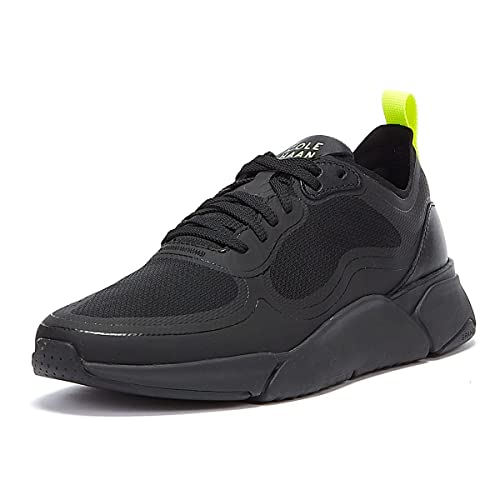 Cole Haan Herren GRANDSPORT Trainer Crosstrainer, Black Safety Yellow, 40 EU von Cole Haan