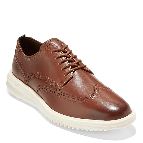 Cole Haan Herren Grand+ Wingtip Oxfor Oxford, British Tan Ivory, 42 EU Weit von Cole Haan