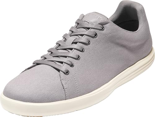 Cole Haan Herren Grand Crosscourt 2 Sneaker, Ironstone Canvas/Elfenbein, 43.5 EU Cole Haan Herren Grand Crosscourt 2 Sneaker, Ironstone Canvas/Elfenbein, 43.5 EU von Cole Haan