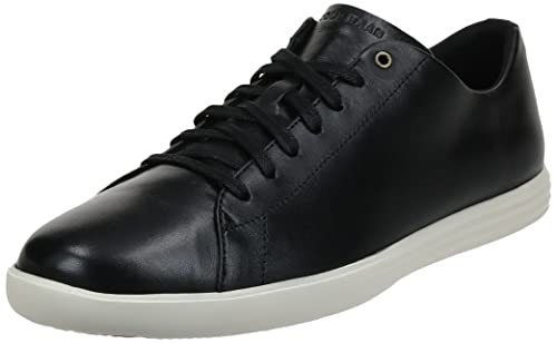 Cole Haan Herren Grand Crosscourt II Sneaker, Schwarz Lthr White, 46.5 EU Weit von Cole Haan