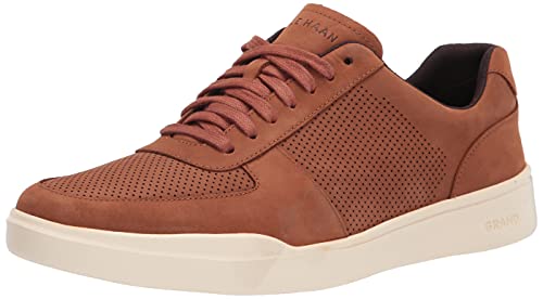 Cole Haan Herren Grand Crosscourt Modern Perforated Sneaker, British Tan, 40.5 EU von Cole Haan