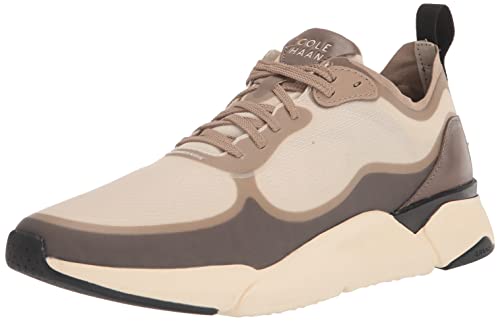 Cole Haan Herren Grand Crosscourt Modern Perforated Sneaker, Silver Birch Dune Morel, 41 EU von Cole Haan