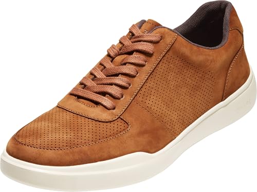 Cole Haan Herren Grand Crosscourt Modern Perforated Sneakers Sneaker, Mittelbraun, 42 EU Weit von Cole Haan