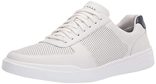 Cole Haan Herren Grand Crosscourt Moderner perforierter Sneaker, Optic White/Peacoat, 47 EU Weit Cole Haan Herren Grand Crosscourt Moderner perforierter Sneaker, Optic White/Peacoat, 47 EU Weit von Cole Haan