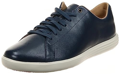 Cole Haan Herren Grand Crosscourt Sneaker, Navy Leather Brnsh, 43 EU von Cole Haan