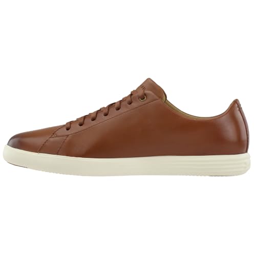 Cole Haan Herren Grand Crosscourt Sneaker, Braun (Tan Leather Burnsh Tan), 44 EU von Cole Haan