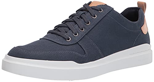 Cole Haan Herren Grandpro Rally Canvas Court Sneaker, Vintage Indigo Leinwand/Natur, 46 EU Weit von Cole Haan