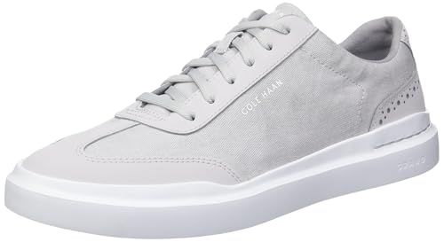 Cole Haan Herren Grandprø Rally Canvas T-Toe Trainer Sneaker, Microchip Optic White, 44.5 EU von Cole Haan