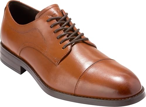 Cole Haan Herren Harmon Grand Cap Toe Oxford, British Tan/Dark Brown Water Proof, 42.5 EU Weit Cole Haan Herren Harmon Grand Cap Toe Oxford, British Tan/Dark Brown Water Proof, 42.5 EU Weit von Cole Haan
