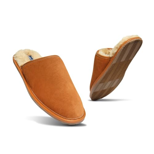 Cole Haan Herren Hausschuhe, weich gefüttert, komfortabel, British Tan, 44 EU von Cole Haan