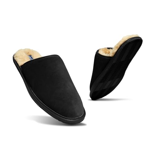 Cole Haan Herren Hausschuhe, weich gefüttert, komfortabel, Caviar, 43 EU von Cole Haan