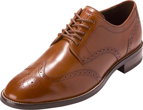 Cole Haan Herren Lenox Hill Wingtip Oxford, British Tan/Black/Dark Natural, 43 EU Cole Haan Herren Lenox Hill Wingtip Oxford, British Tan/Black/Dark Natural, 43 EU von Cole Haan