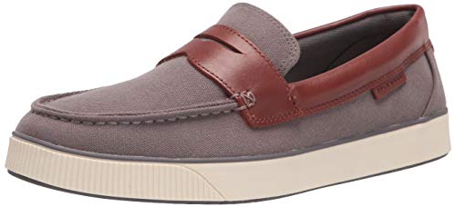 Cole Haan Herren Nantucket 2.0 Penny Loafer Slipper, Grey Textile Woodbury, 48 EU von Cole Haan