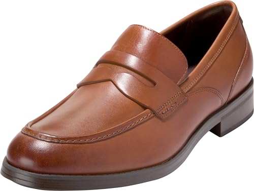 Cole Haan Herren Newmark Grand Penny Loafers Slipper, Britisches Hellbraun/Dunkelbraun, 43.5 EU Cole Haan Herren Newmark Grand Penny Loafers Slipper, Britisches Hellbraun/Dunkelbraun, 43.5 EU von Cole Haan