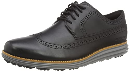 Cole Haan Herren Og Wing Ox Golf Sneaker, Schwarz/Natur, 42 EU von Cole Haan