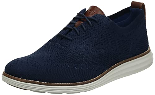 Cole Haan Herren Original Grand Stitchlite Oxfords, Blau (Navy Navy/Ivory), 42 EU von Cole Haan