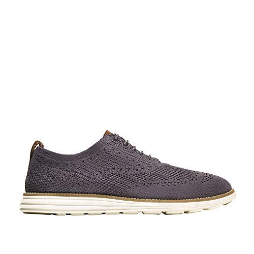 Cole Haan Herren Original Grand Stitchlite Oxfords, Grau (Grey Magnet/Ivory), 43.5 EU von Cole Haan