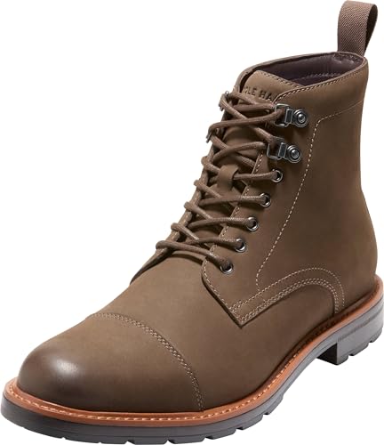 Cole Haan Herren Shoes-Chamberlin Grand Cap Toe Oxford, Truf NBK/Dk BRN Wr, 43.5 EU von Cole Haan