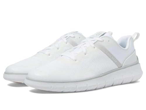Cole Haan Herren Schuhe-Generation Zerogrand Textil Sneaker, White/Microchip, 43 EU von Cole Haan