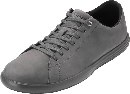 Cole Haan Herren Shoes-Grand Crosscourt Lightweight Leather Sneaker, Raven NBK/Raven, 45 EU von Cole Haan
