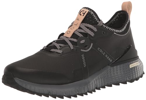 Cole Haan Herren Zerøgrand Golf-Golftrainer, wasserabweisend Sneaker, Schwarzer, leiser Lampenschirm, 42.5 EU von Cole Haan