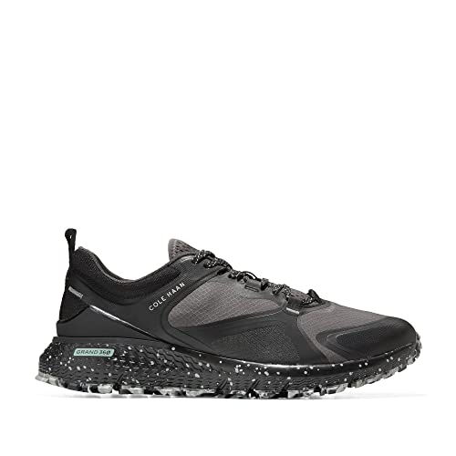 Cole Haan Men's ZERØGRAND Overtake All Terrain Runner II Sneaker, Black/Dark Pavement, 9.5 UK von Cole Haan