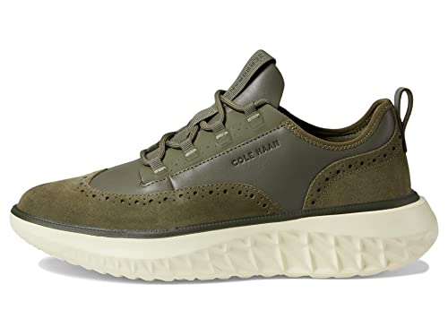 Cole Haan Herren Zerøgrand Wfa Trainer Sneaker, Teeblatt, elfenbeinfarben, 45 EU von Cole Haan