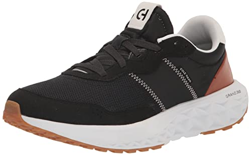 Cole Haan Herren Zerogrand All Day Runner Sneaker, Schwarz Natural Tan Optic White, 43 EU von Cole Haan