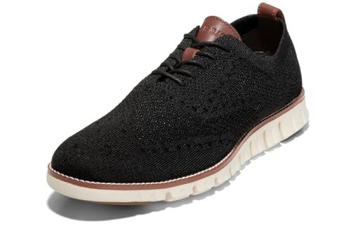 Cole Haan Herren Zerogrand Stitchlite Oxfords, (Black/Ivory, 44 EU von Cole Haan