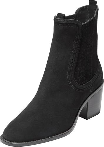 Cole Haan Janelle Chelsea Bootie Boot für Damen, Schwarzes Wildleder, 37 EU von Cole Haan