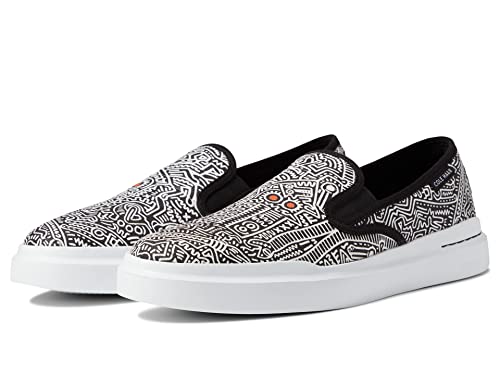 Cole Haan Keith Haring Grandpro Rally Slipper, Schwarz/Weiß/Flamme, 39.5 EU von Cole Haan