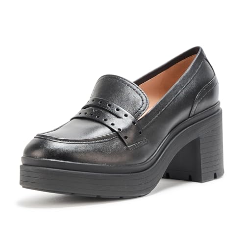 Cole Haan Pacy Penny Loafer mit Absatz für Damen, Black Ltr, 35 EU von Cole Haan