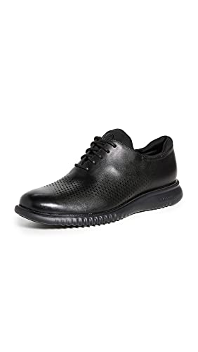 Cole Haan Herren 2.Zerogrand Laser Wing Oxford, Schwarzes Leder/Schwarz, 47 EU von Cole Haan