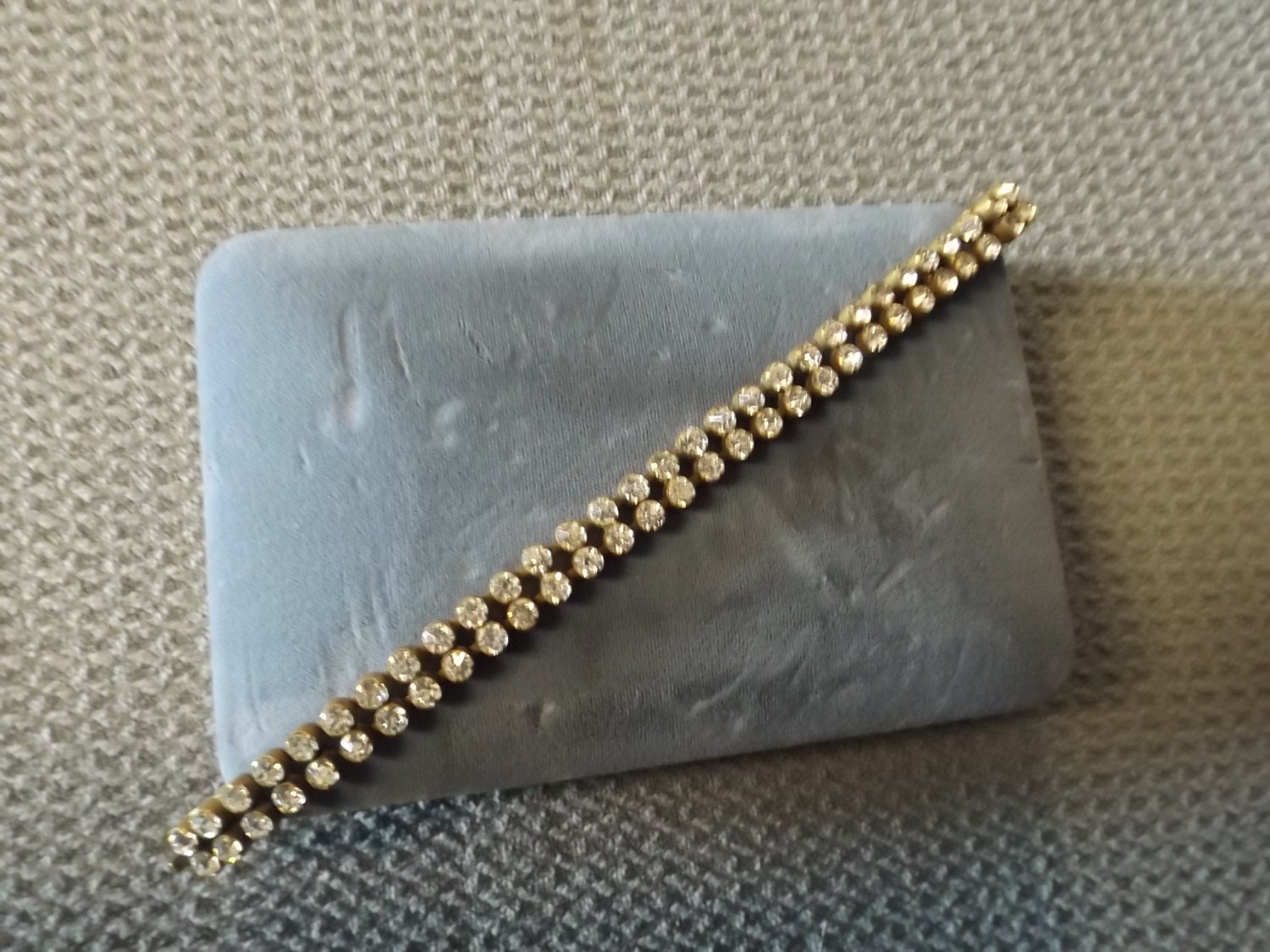 2 Strang Vintage 40Er Strass Armband 2 Strang Vintage 40Er Strass Armband von Colectiques