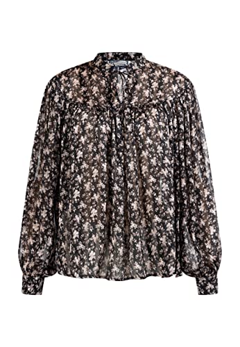 Colina Damen Langarmbluse 37324995-CO02, SCHWARZ ROSA, L von Colina