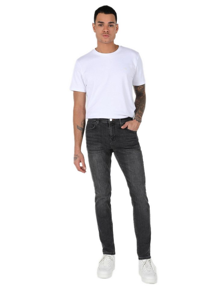 Colins 5-Pocket-Jeans Colins Slim Fit Low Waist Skinny Leg Herren Blue Jeans von Colins