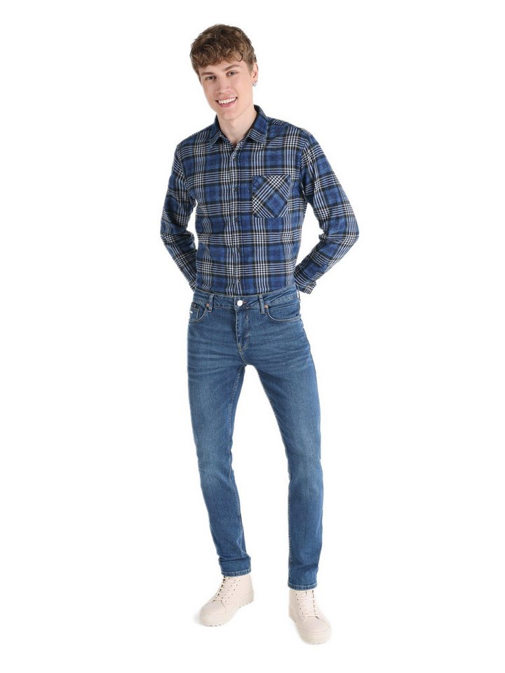 Colins 5-Pocket-Jeans Colins Straight Fit Low Waist Straight Leg Herren Blue Jeans von Colins