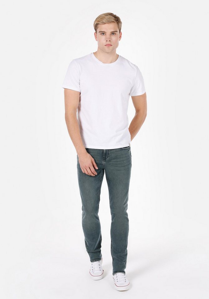 Colins 5-Pocket-Jeans Colins Straight Fit Low Waist Straight Leg Herren Blue Jeans von Colins