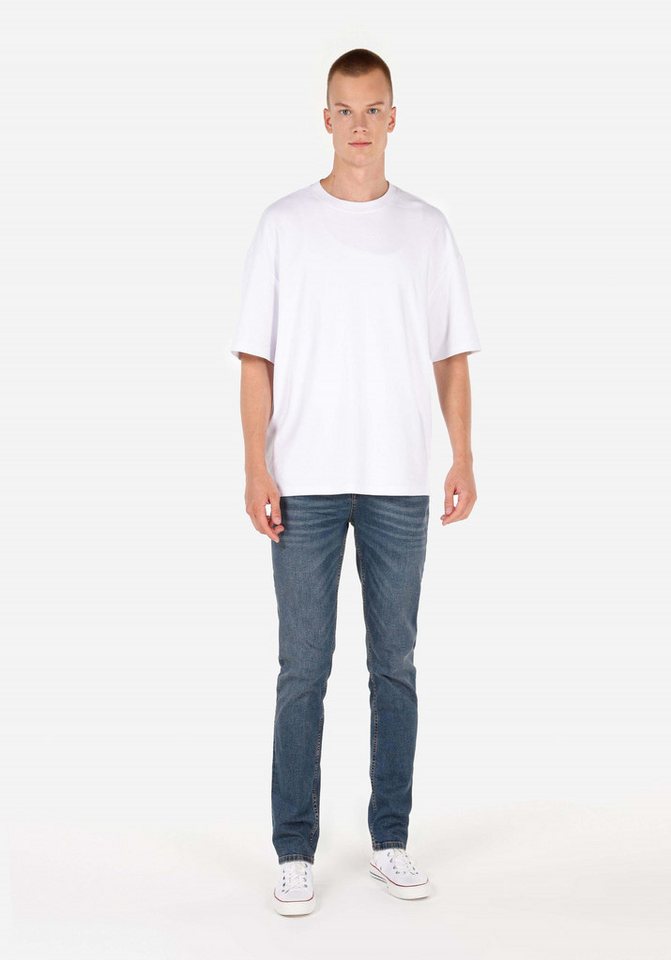 Colins 5-Pocket-Jeans Colins Straight Fit Low Waist Straight Leg Herren-Jeans in Indigoblau von Colins