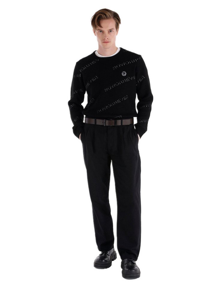 Colins 5-Pocket-Jeans Colins Wide Fit Mid Waist Straight Leg Herrenhose in Schwarz von Colins