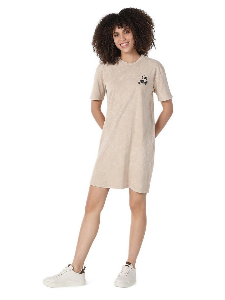 Colins Abendkleid Colins Regular Fit Bedrucktes Kurzarmkleid für Damen von Colins