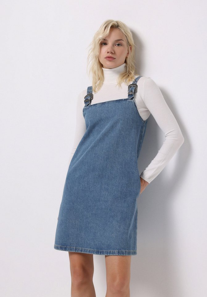Colins Abendkleid Colins Regular Fit Plain Damen Blaues ärmelloses Kleid von Colins