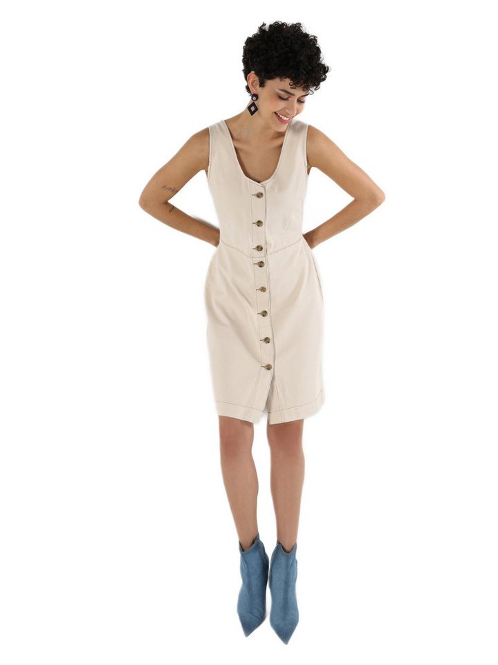 Colins Abendkleid Colins Slim Fit Damen-Kleid in Natur von Colins