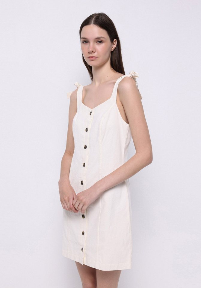 Colins Abendkleid Colins Slim Fit Damen Weißes Kleid von Colins