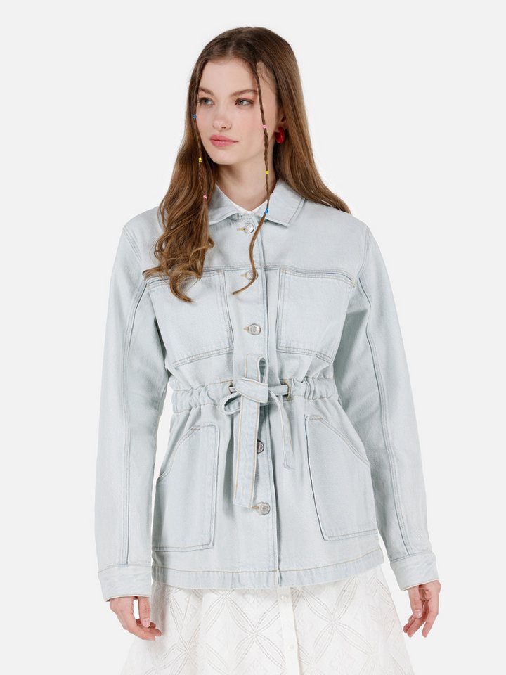 Colins Blouson Colins Regular Fit geknöpfte ungefütterte Damenjacke von Colins