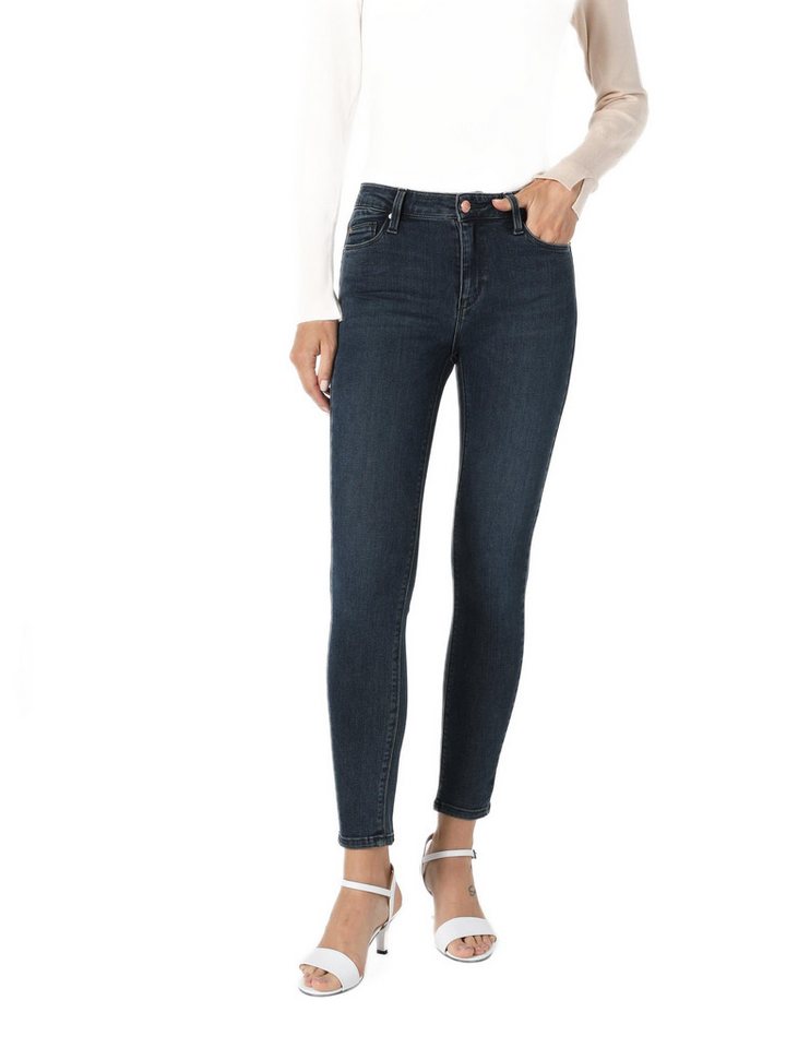 Colins Girlfriend-Jeans 759 Lara Damen-Jeanshose mit mittlerer Taille, schmalem Bein, Super-Sl von Colins