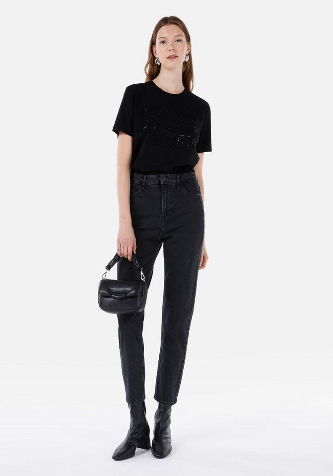 Colins Girlfriend-Jeans Colins Mom Fit Tapered Leg Damen-Jeans von Colins