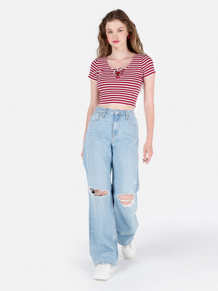 Colins Girlfriend-Jeans Colins Regular Fit Damen Jeans von Colins